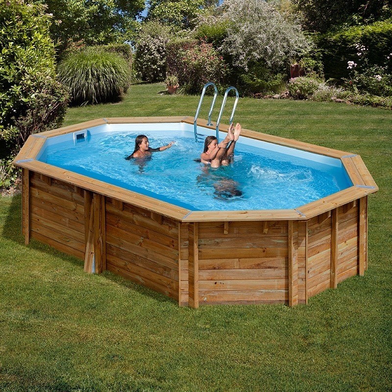 Las piscinas desmontables de madera GRE
